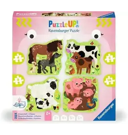 Ravensburger Puzzle Up Farm Animals 4, 6, 8, 10 Piece Puzzles