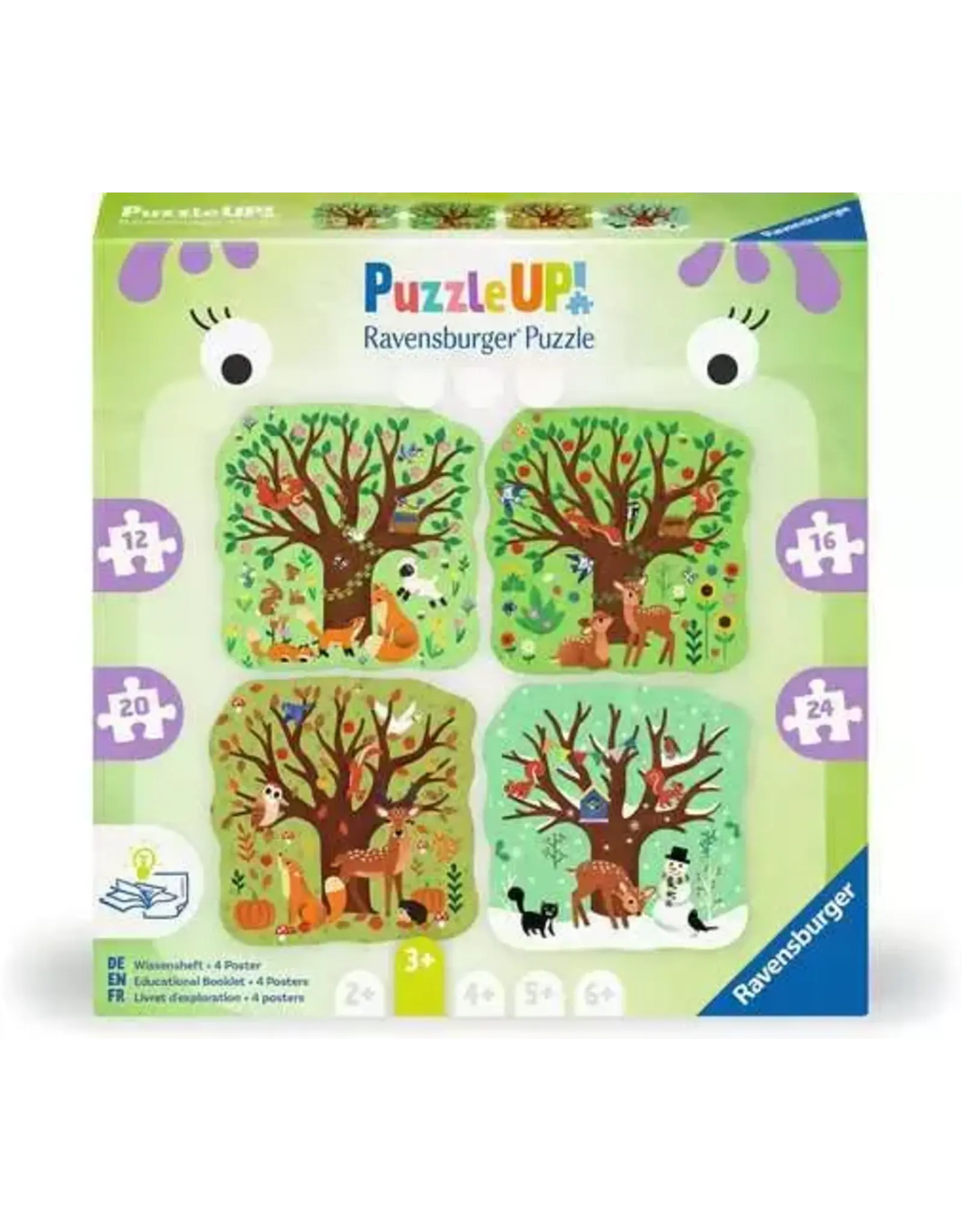 Ravensburger Puzzle Up Four Seasons 12, 16, 20, 24 Piece Puzzles