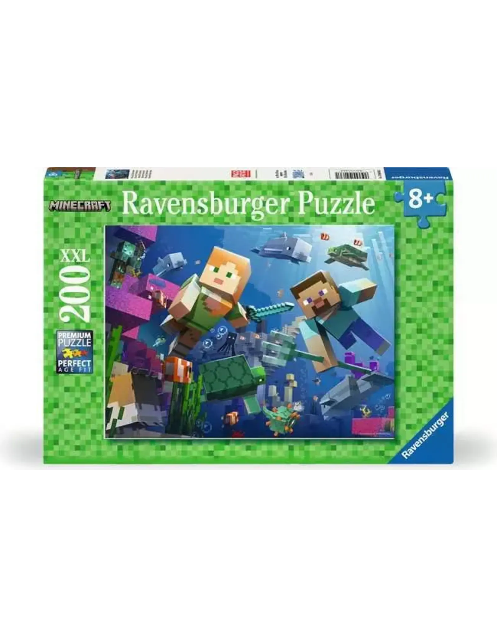 Ravensburger Minecraft Underwater 200 Piece XXL Puzzle