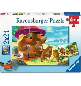 Ravensburger Bear Family Vacations 2x24 Piece Puzzle