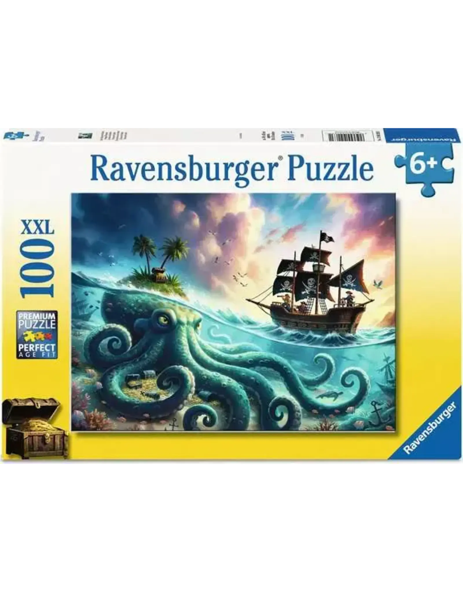 Ravensburger Pirate Treasure 100 Piece XXL Puzzle