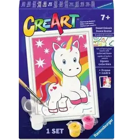 Ravensburger CreArt Sweet Unicorn 8x12cm