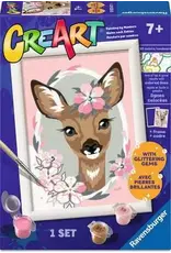 Ravensburger CreArt Delightful Deer w/ Gems 12x18cm