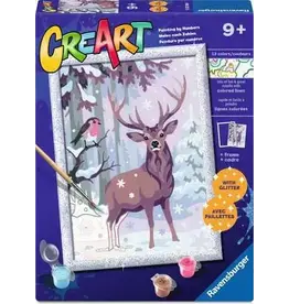 Ravensburger CreArt Festive Friends w/ Glitter 18x24cm