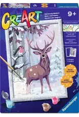 Ravensburger CreArt Festive Friends w/ Glitter 18x24cm