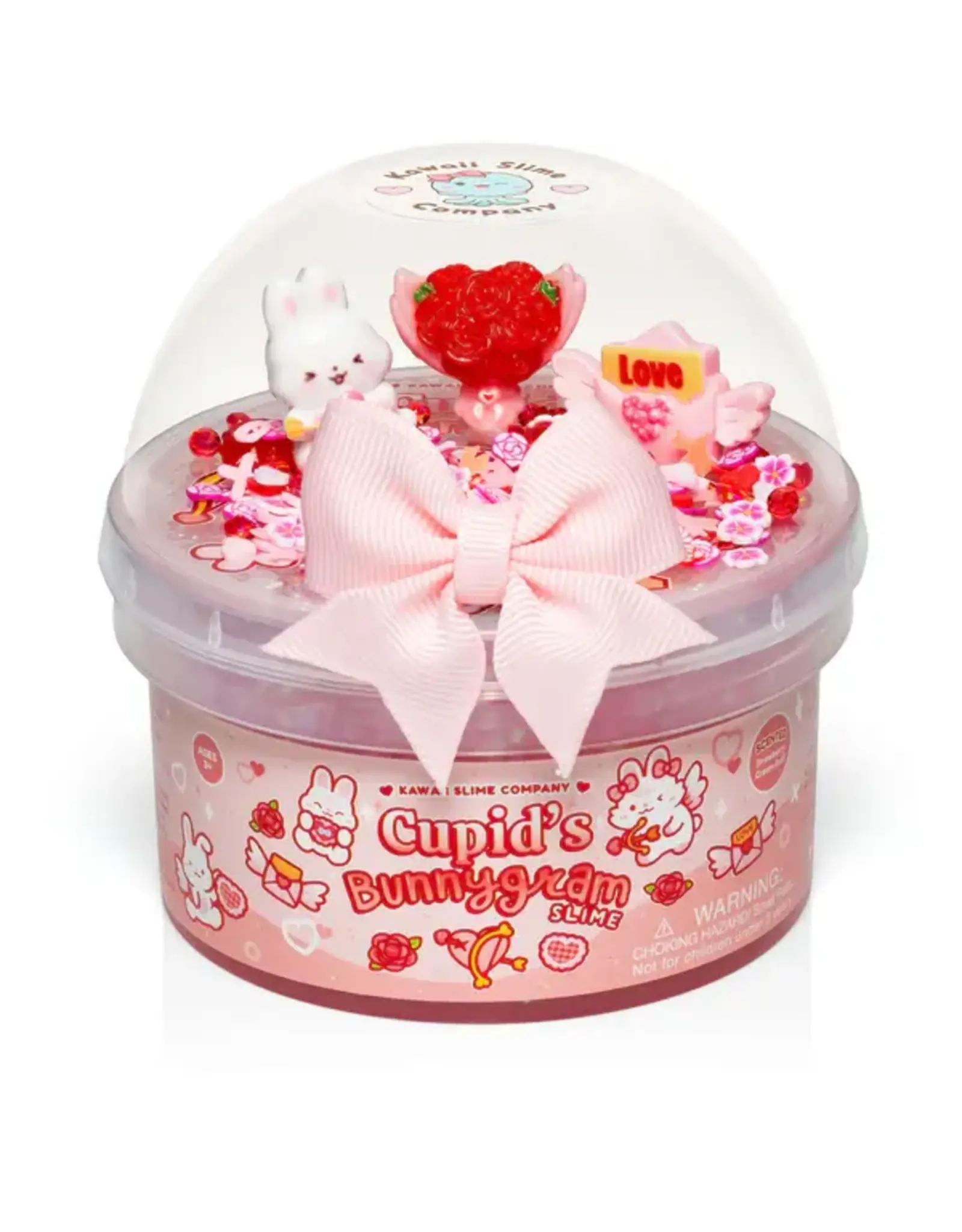 Kawaii Slime Cupid's Bunnygram Signature Dome Slime