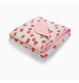 Itzy Ritzy Itzy Blanket Strawberries and Cream
