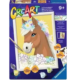 Ravensburger CreArt Horse with Flowers 18x24cm