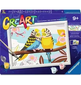 Ravensburger CreArt Lovely Budgies 18x24cm