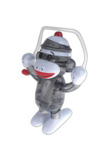Z Wind Ups Sock Monkey Skippy Wind Up