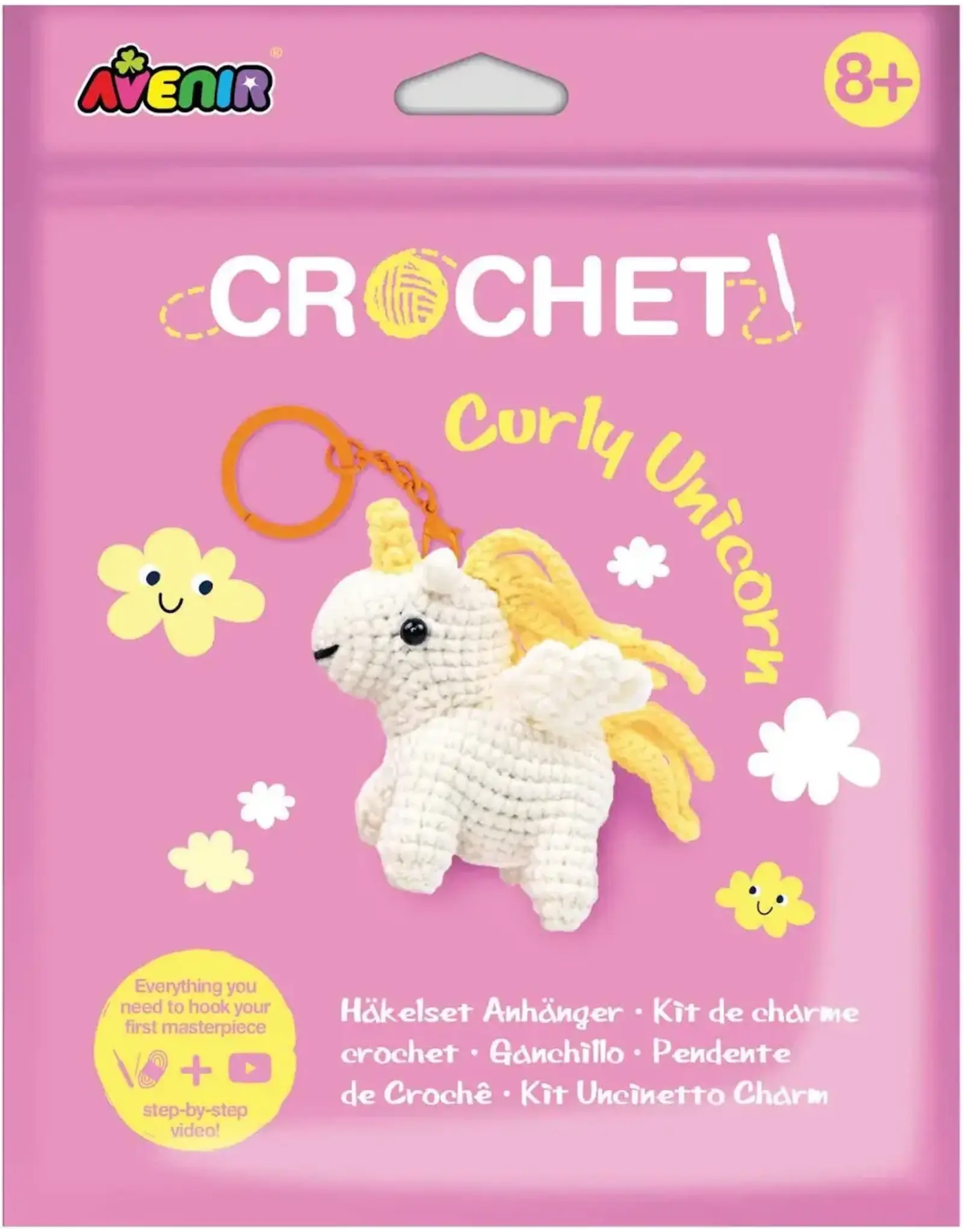 Avenir Crochet Curly Unicorn