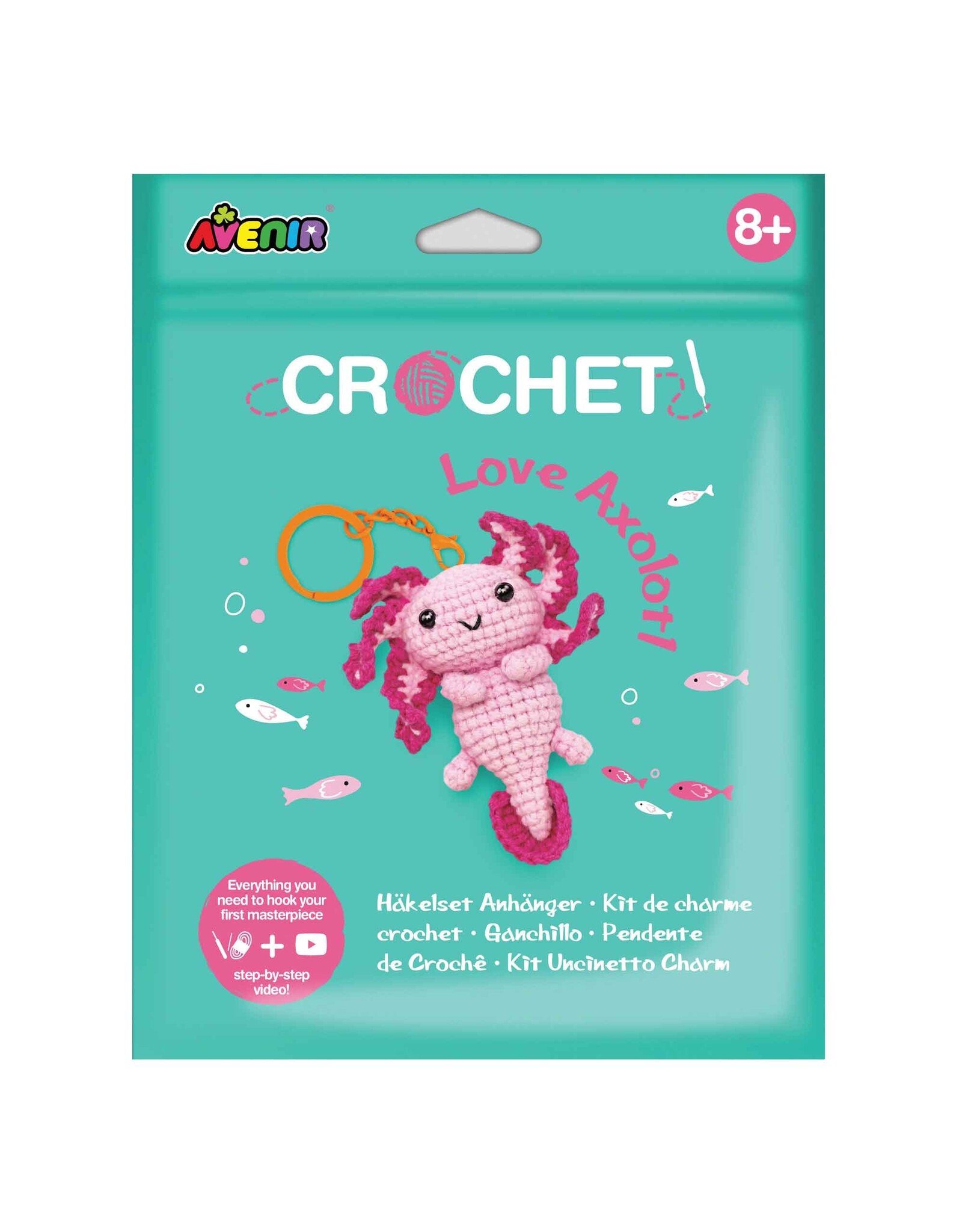 Avenir Crochet Love Axolotl
