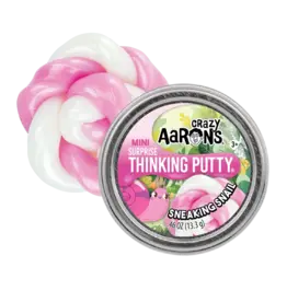Crazy Aaron's Putty World Mini Sneaking Snail 2" Thinking Putty Tin