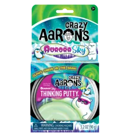 Crazy Aaron's Putty World Aurora Sky Full Size 4" Thinking Putty Tin