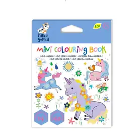 Haku Yoka Mini Colouring Book Unicorns