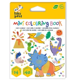 Haku Yoka Mini Colouring Book Dinosaurs