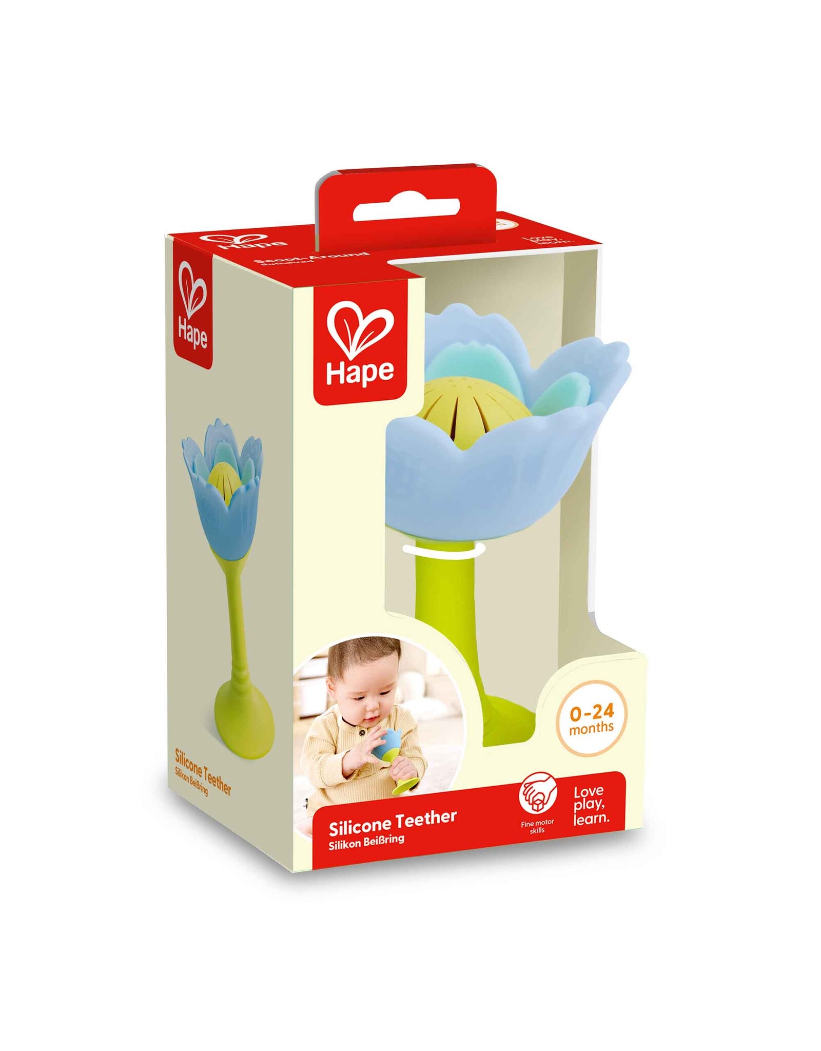 Hape Rattle & Teether Blue
