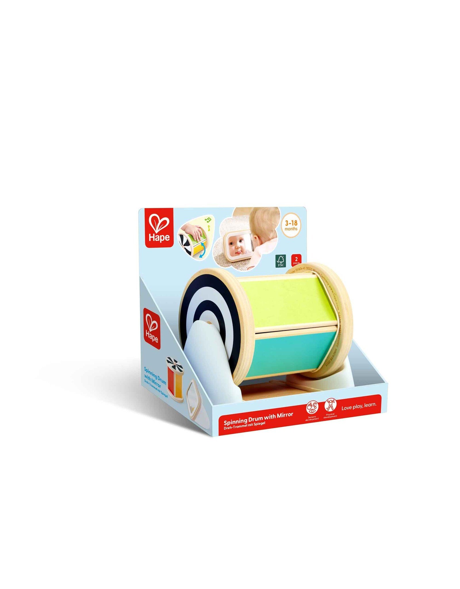 Hape Spinning Drum With Mirror
