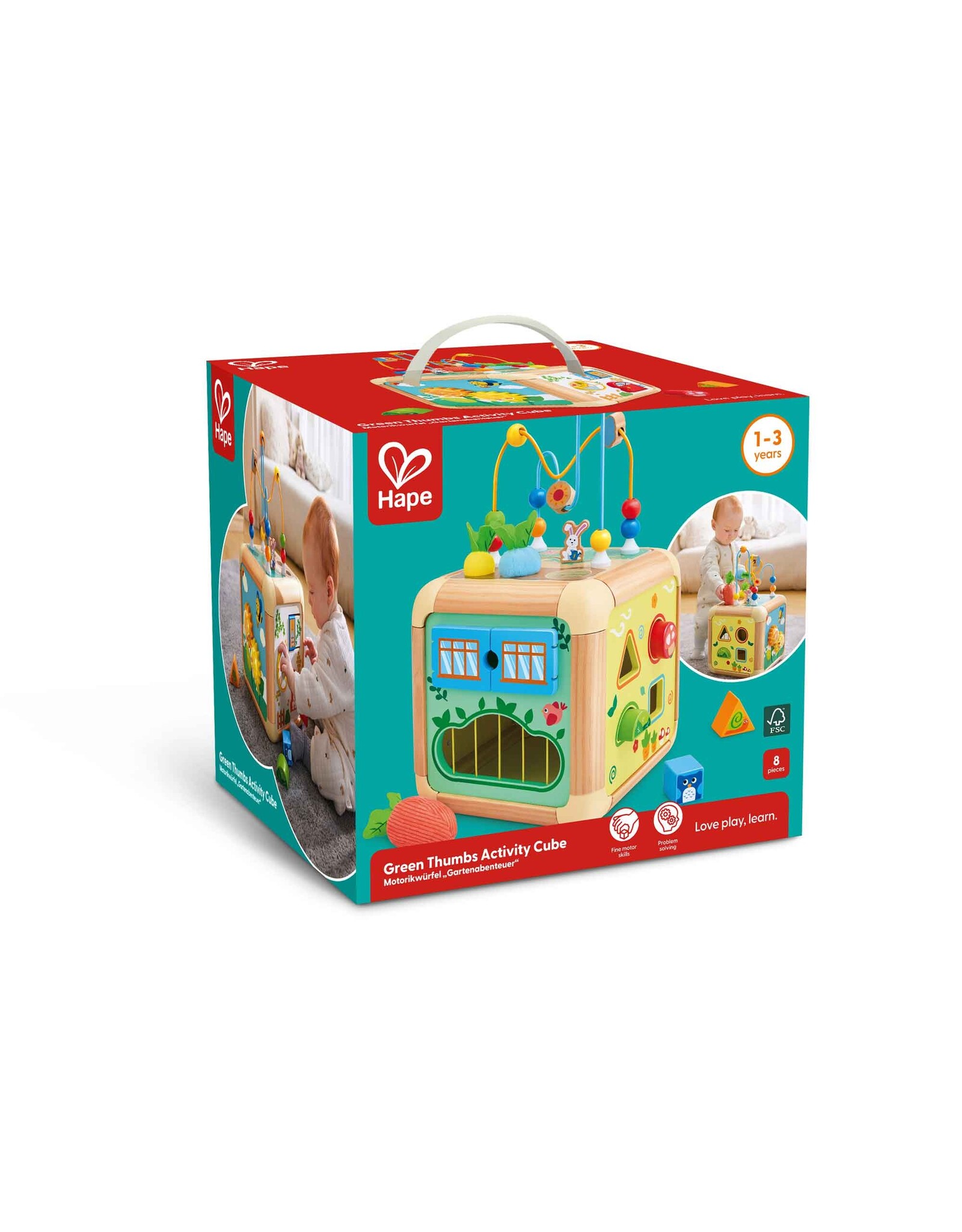 Hape Green Thumbs Activity Cube