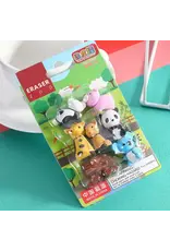The Toy Network Animal Mix Eraser Set