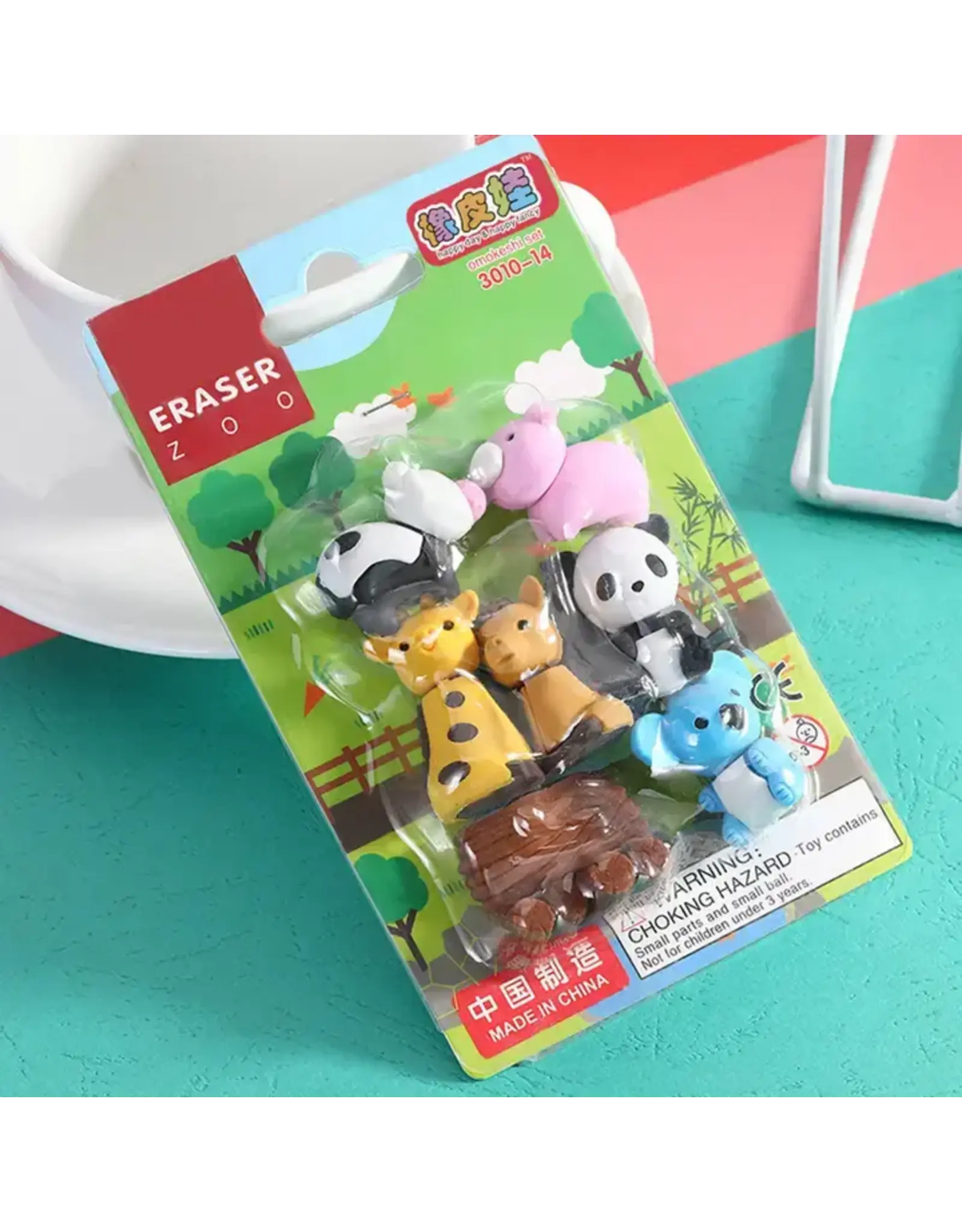 JSBlueRidge Toys Animal Mix Eraser Set