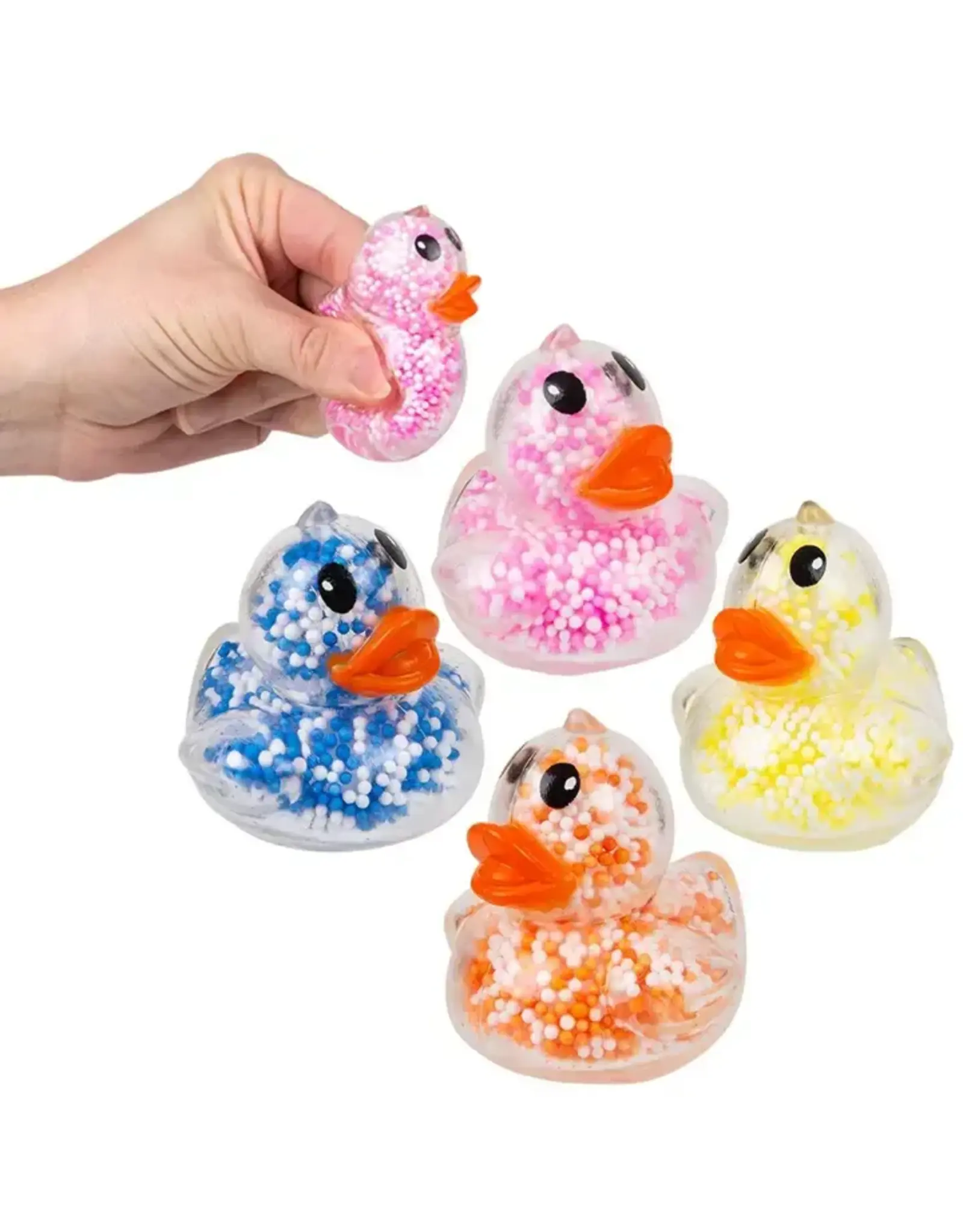JSBlueRidge Toys Happy Easter Squeezy Bead Ducky Fidget Kids Toys