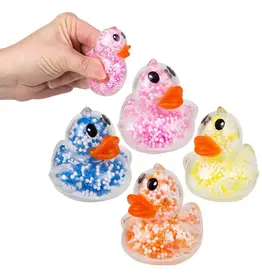 JSBlueRidge Toys Happy Easter Squeezy Bead Ducky Fidget Kids Toys
