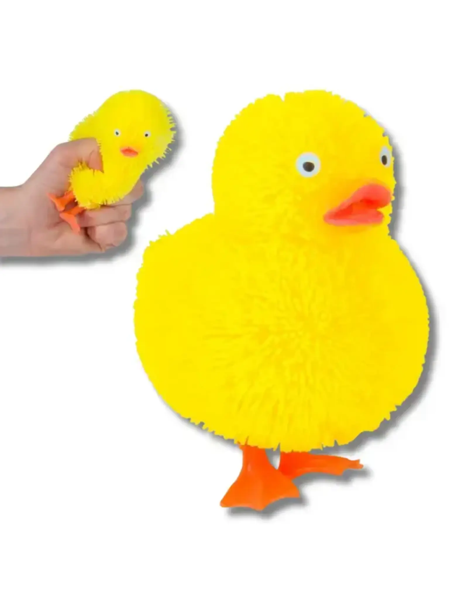 JSBlueRidge Toys Yellow Easter Puffer Ducks Fidget Kids Toy