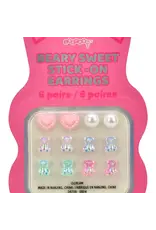 Iscream Beary Sweet Stick on Earrings