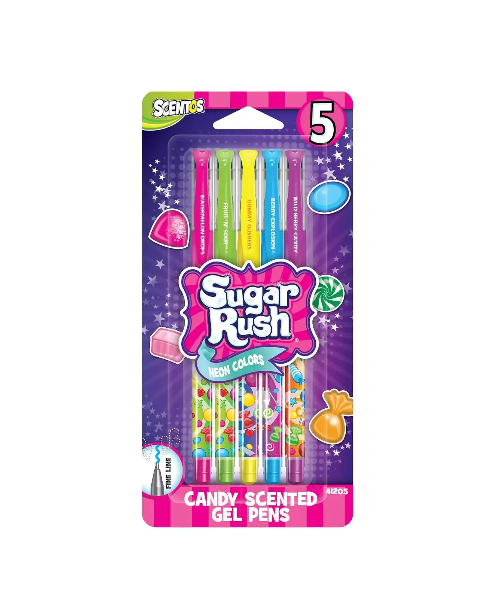 Schylling 5 Pack Gel Pens Scented