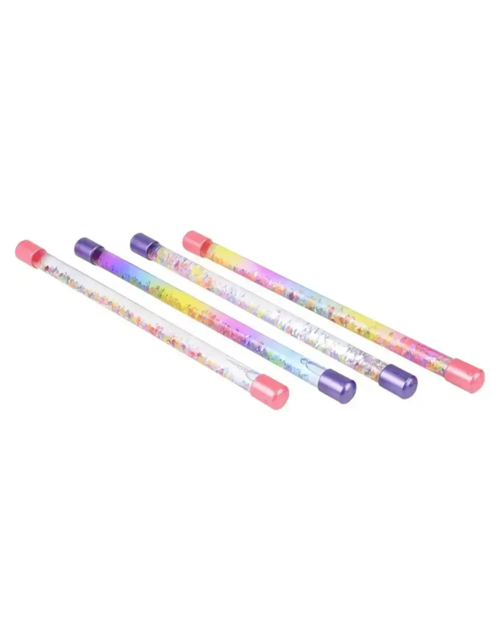 JSBlueRidge Toys Colorful & Glitter Stocking Water Baton Kids Wand