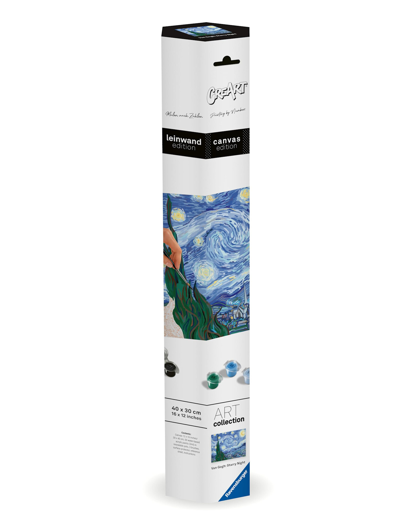 Ravensburger CreArt Canvas Starry Night 30x40cm