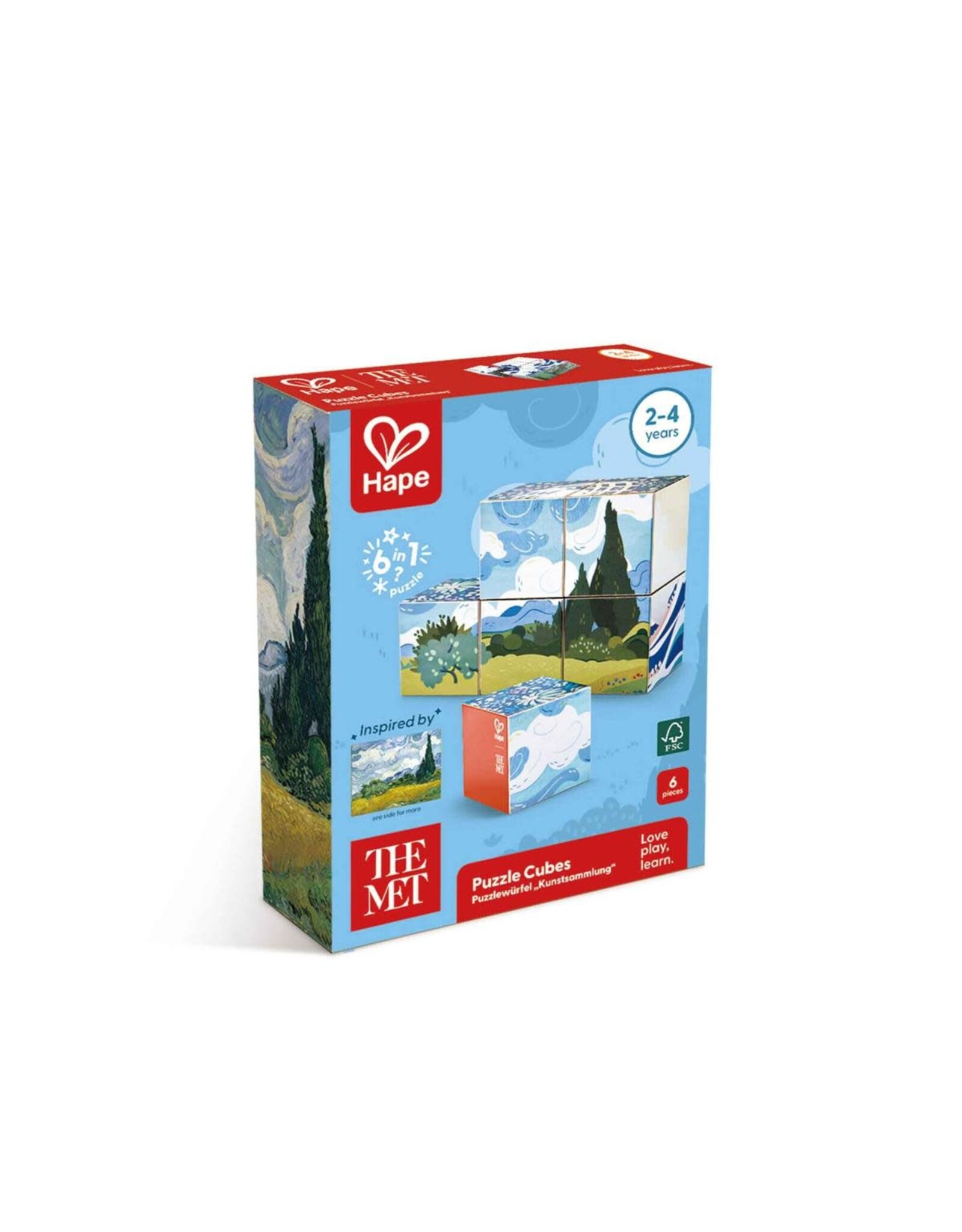 Hape Met Puzzle Cubes