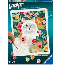 Ravensburger CreArt Fluffy and Floral 24x30cm