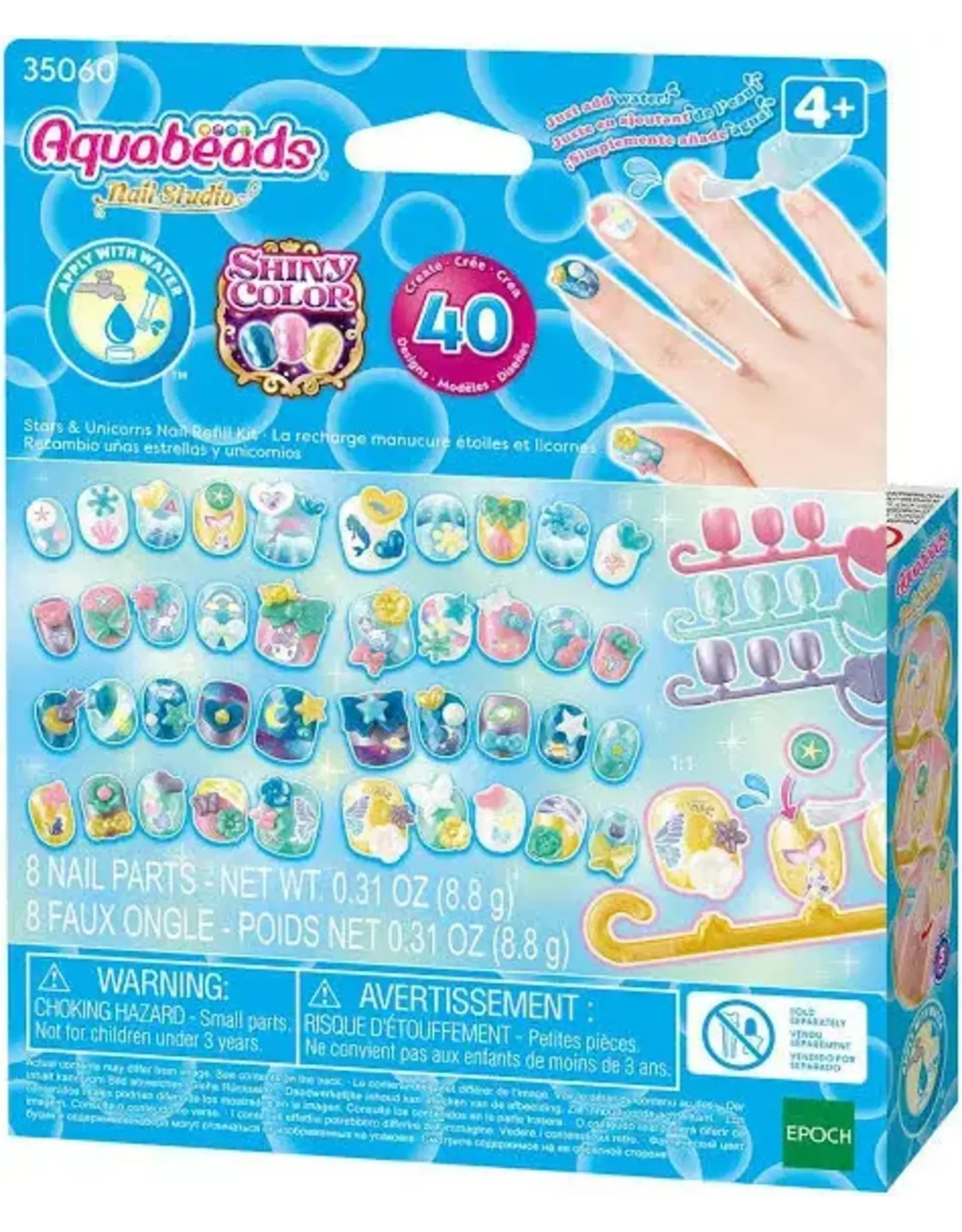 Aquabeads Stars & Unicorn Nail Refill Kit
