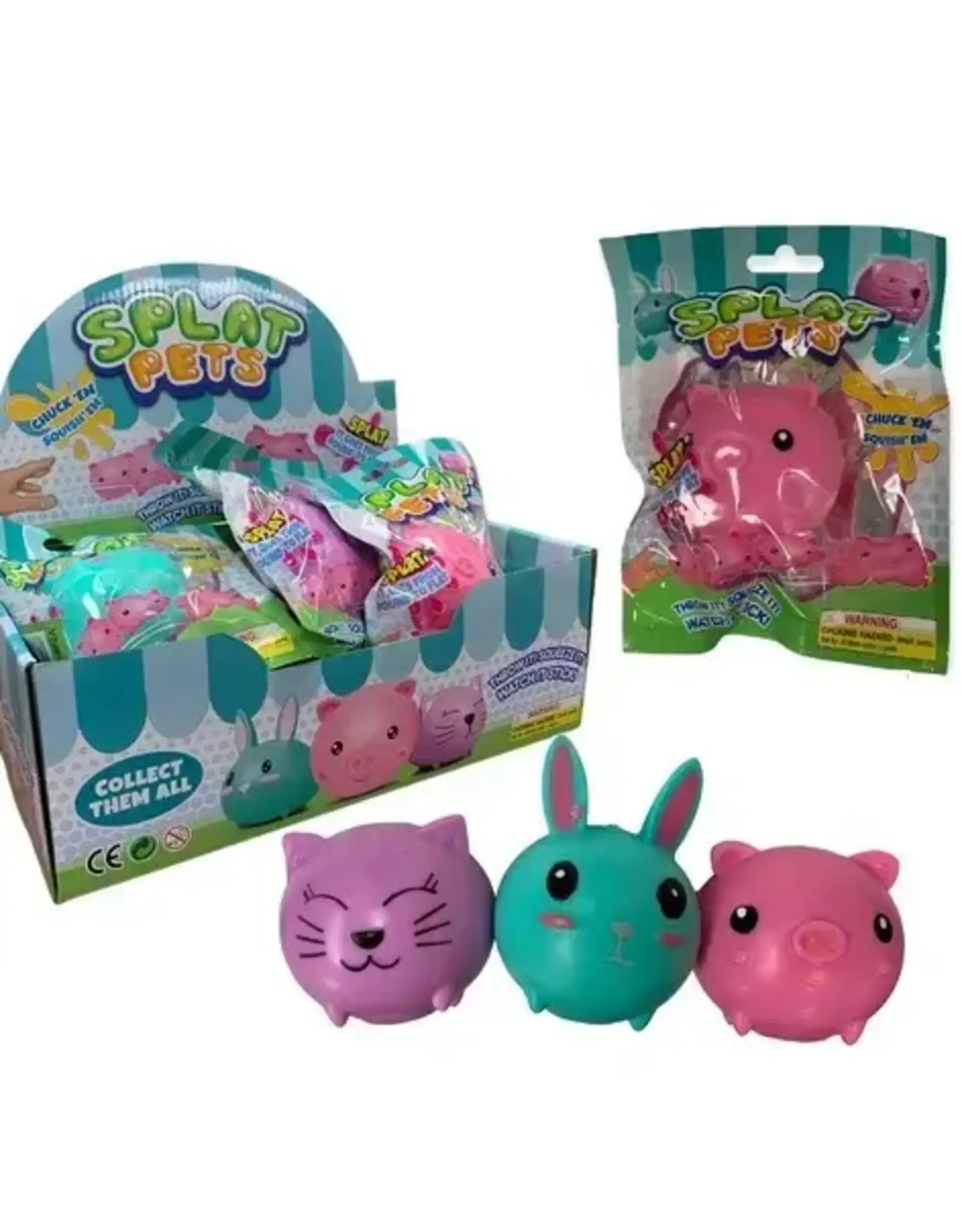JSBlueRidge Toys Easter Splat Bunny Squeeze Fidget Kids Toy