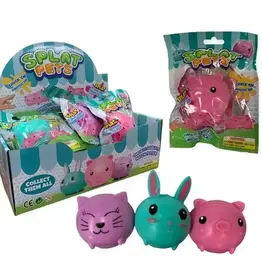JSBlueRidge Toys Easter Splat Bunny Squeeze Fidget Kids Toy