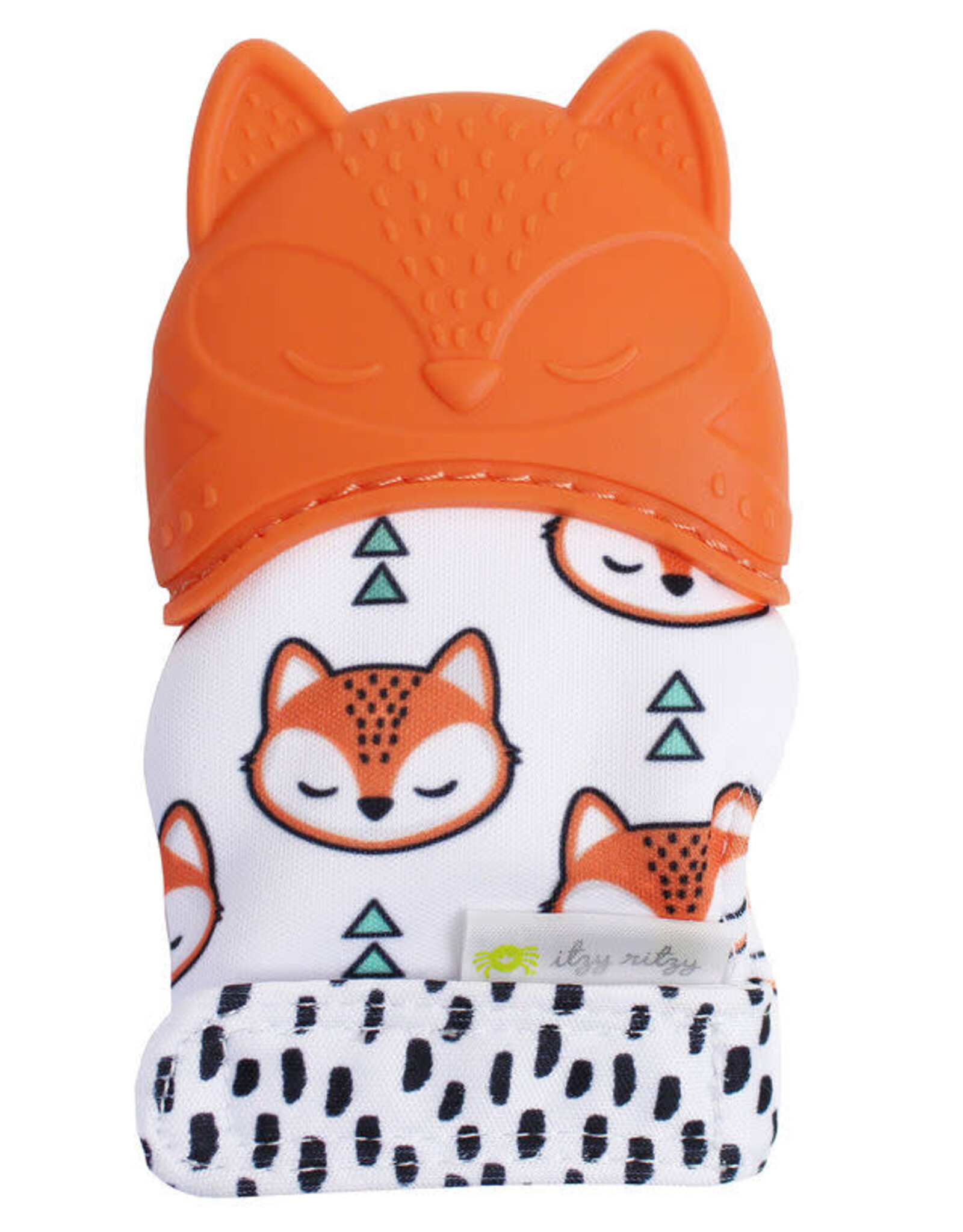 Itzy Ritzy Itzy Mitt Silicone Teething Mitts Fox