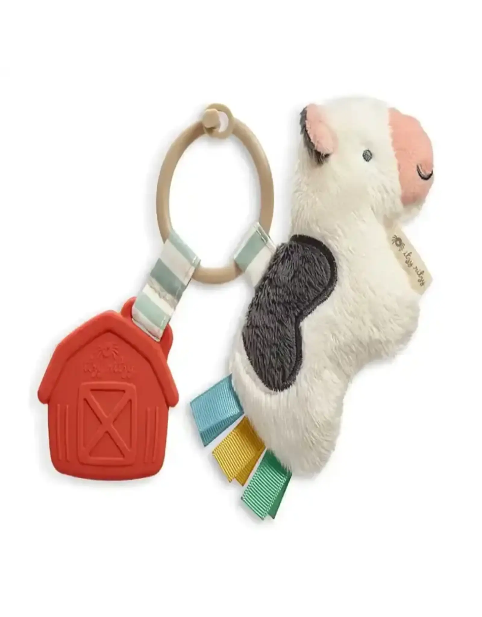 Itzy Ritzy Itzy Pal Plush & Teether Cow