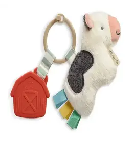 Itzy Ritzy Itzy Pal Plush & Teether Cow