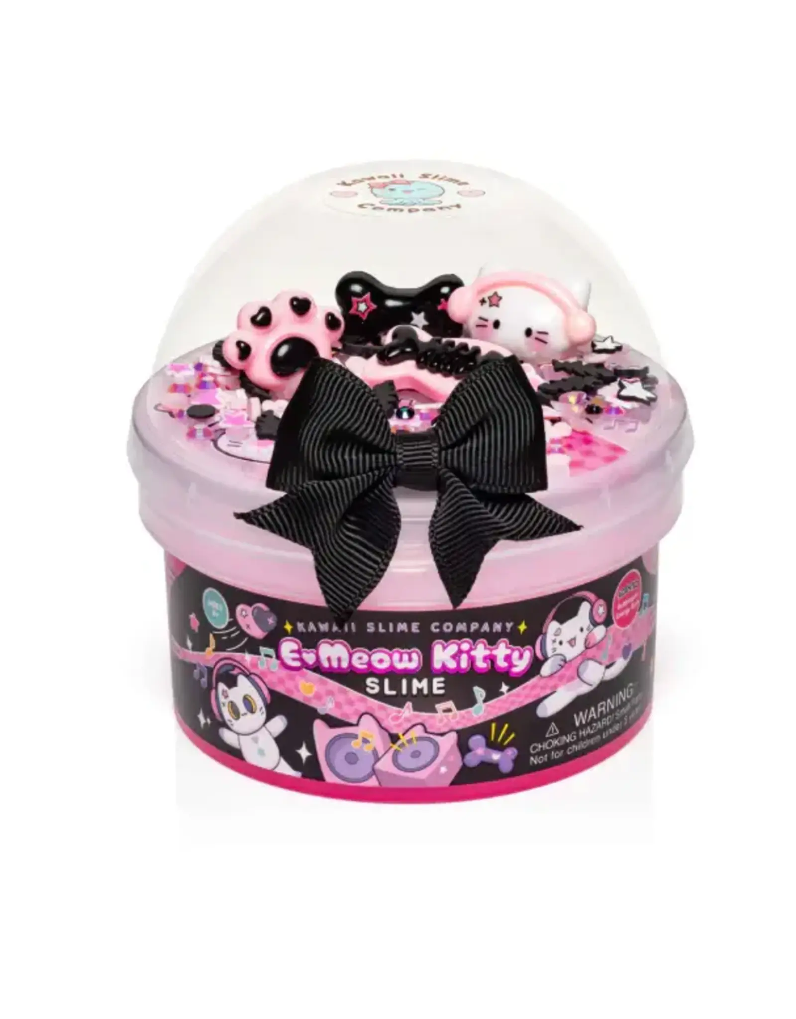 Kawaii Slime E-Meow Kitty Signature Dome Slime