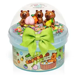 Kawaii Slime Capybara Fruit Spa Signature Dome Slime