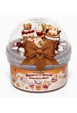 Kawaii Slime Brown Sugar Boba Bear Signature Dome Slime