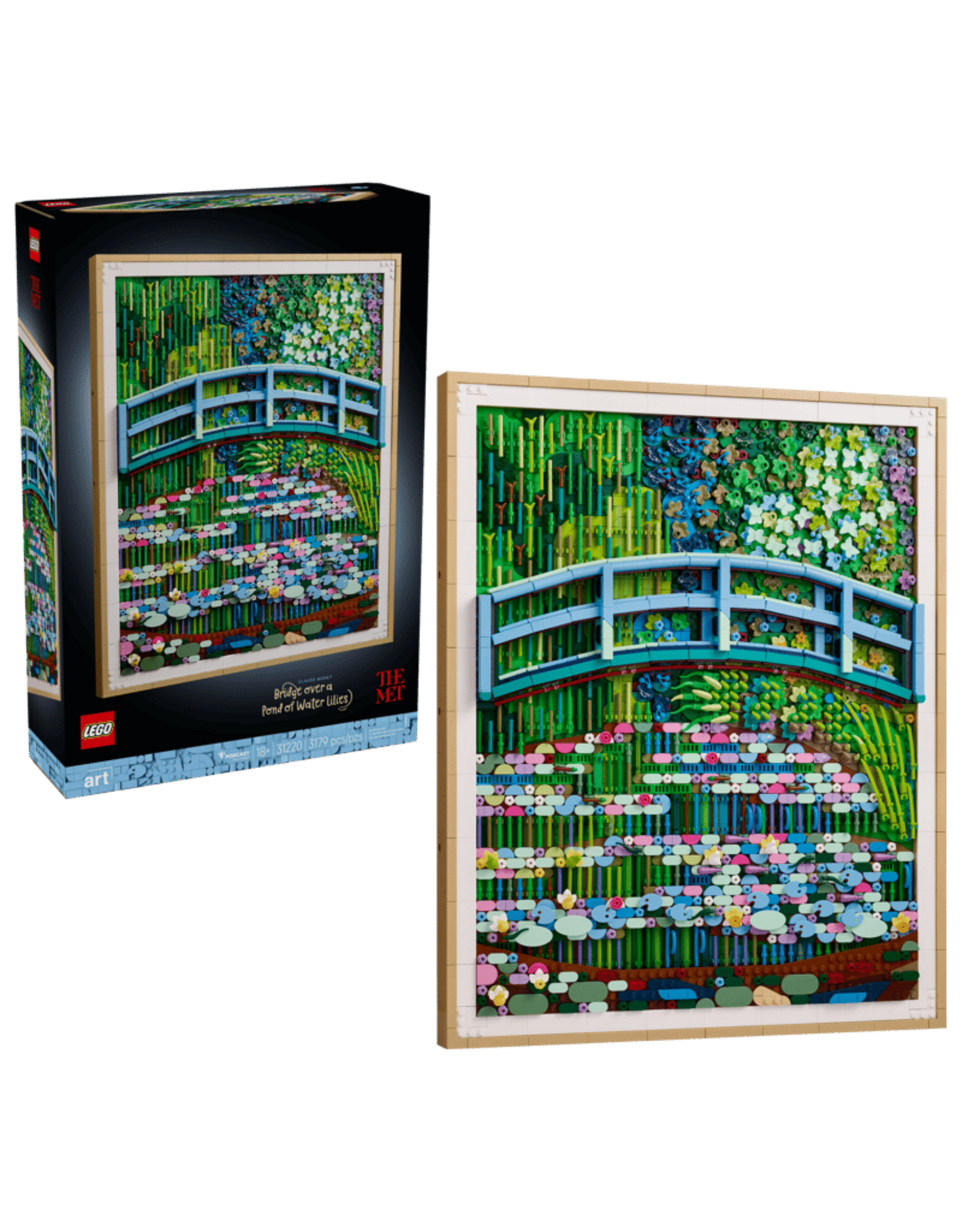 LEGO LEGO Claude Monet – Bridge Over a Pond of Water Lilies