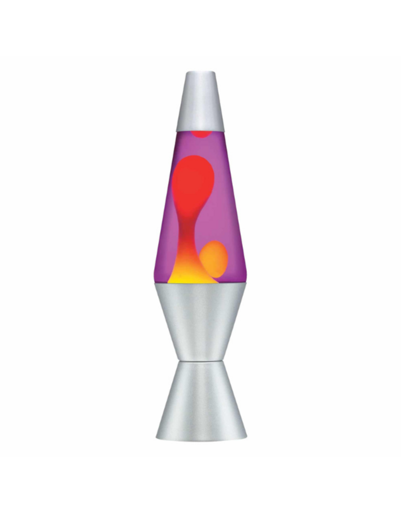 Schylling Lava Lamp Yellow Purple and Silver