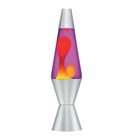 Schylling Lava Lamp Yellow Purple and Silver