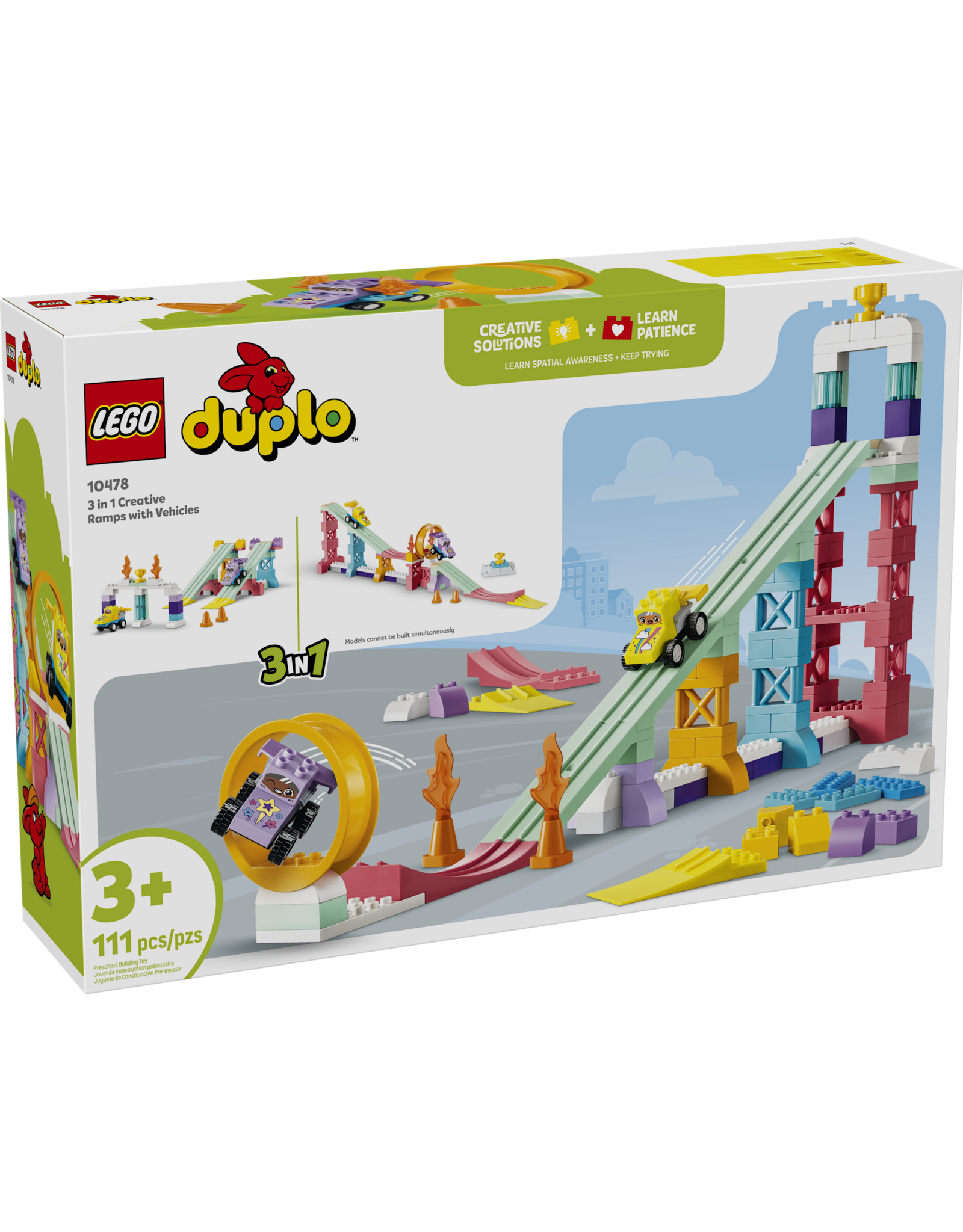 LEGO LEGO Duplo 3 in 1 Creative Ramps with Vehicles