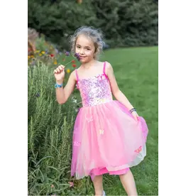 Great Pretenders Butterfly Bliss Dress Hot Pink Size 5-6