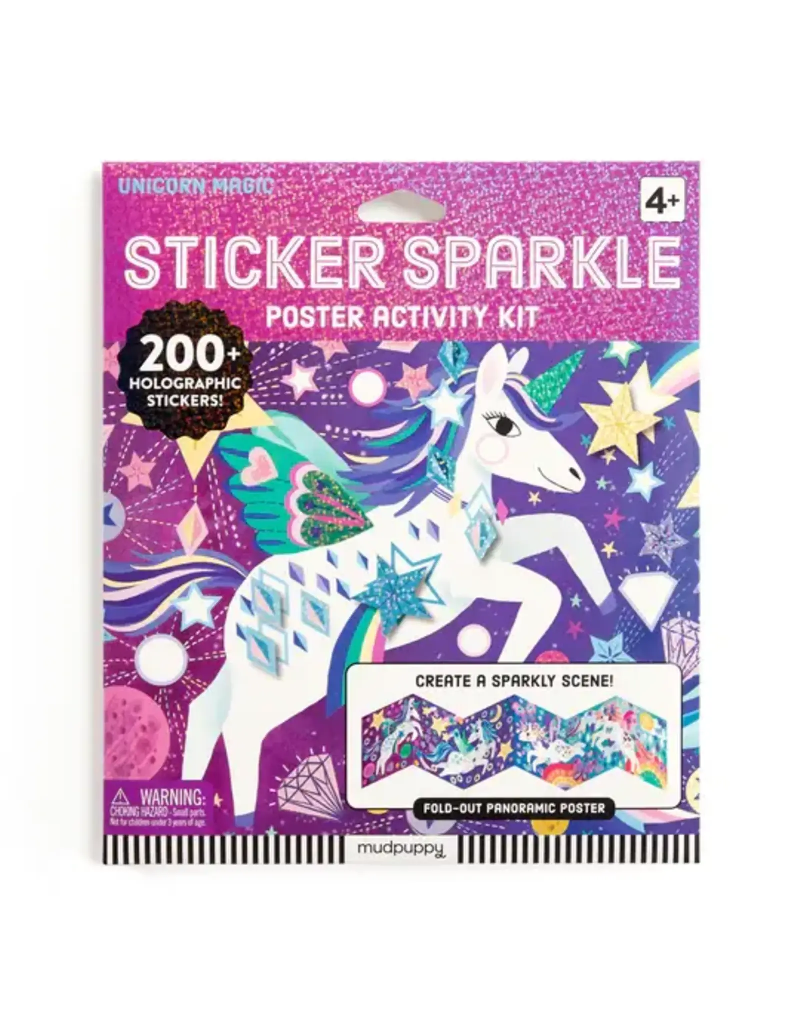 Raincoast Books Unicorn Magic Sticker Sparkle Poster Activity Kit