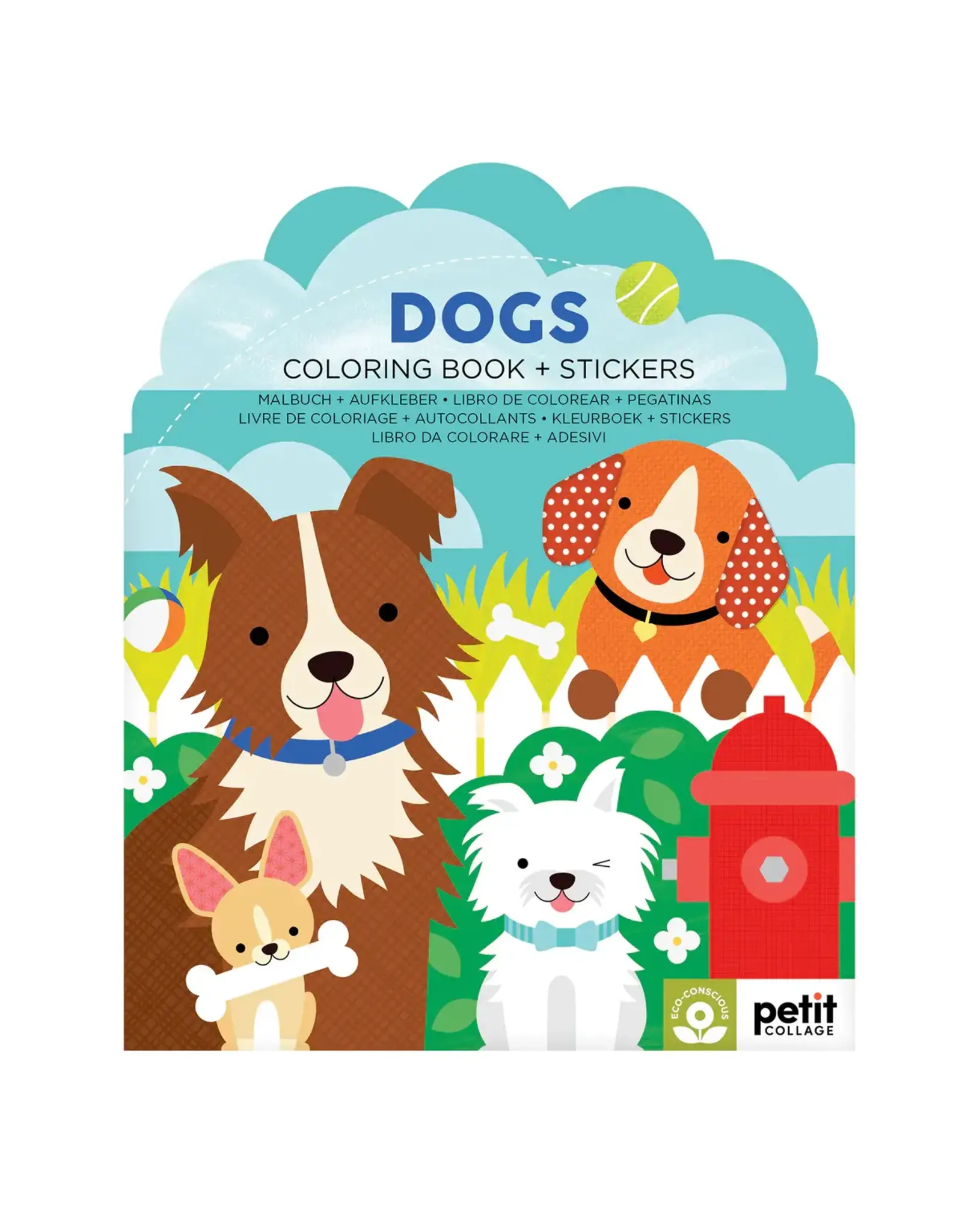 Raincoast Books Dogs Coloring Book & Stickers
